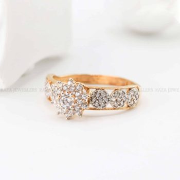 Diamond Style Gold Ring